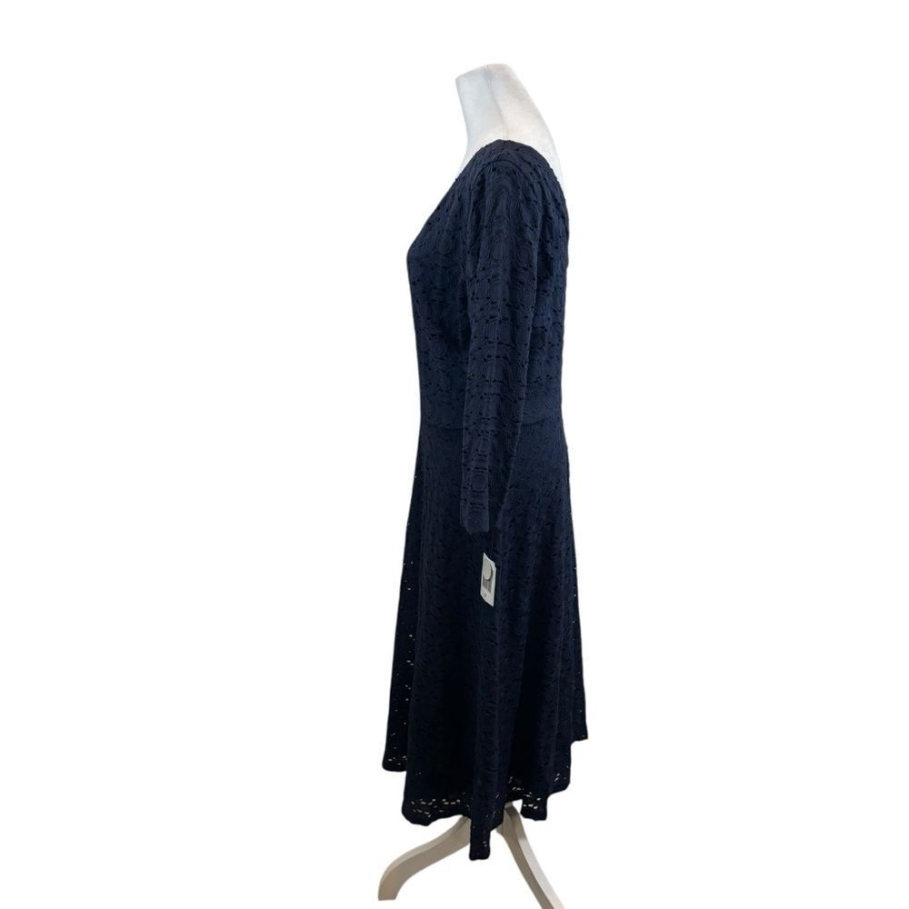 Brand new with Tags Ronni Nicole 3/4 Sleeve Lace Fit‎ and Flare Midi Dress 12 - Picture 6 of 14